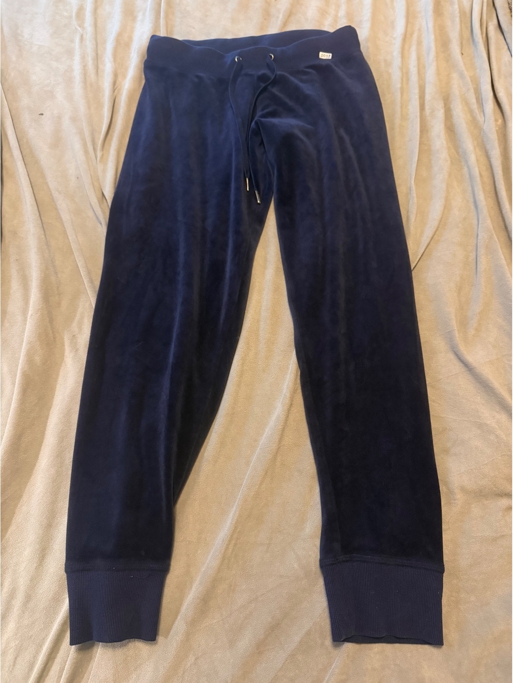 Champion elite Navy Blue Velour Sweatpants